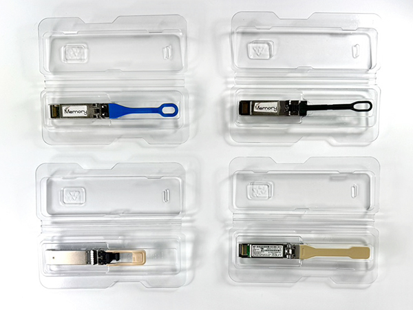 sfp28 sfp+ xbr clamshell packaging plastic box mpkxbr1